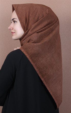 Piramit %100 Pamuk Eşarp 1725-4