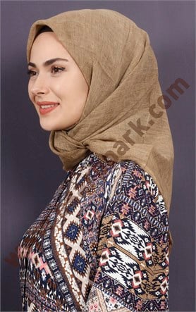 Piramit %100 Pamuk Eşarp 1725-5