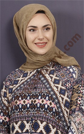 Piramit %100 Pamuk Eşarp 1725-5