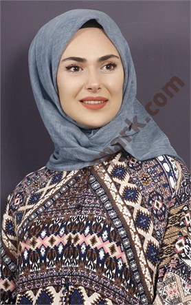 Piramit %100 Pamuk Eşarp 1725-7