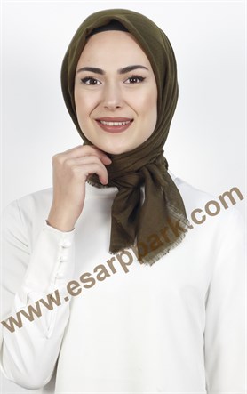 Piramit Coton Eşarp 1714-3