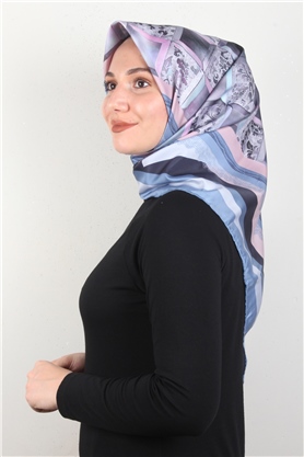 Piramit Dijital Eşarp 1341-17