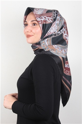 Piramit Dijital Eşarp 1341-5