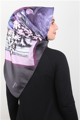 Piramit Dijital Eşarp 1342-14