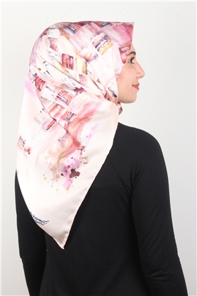 Piramit Dijital Eşarp 1342-24