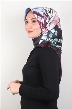 Piramit Dijital Eşarp 1342-26