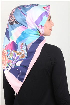 Piramit Dijital Eşarp 1342-3