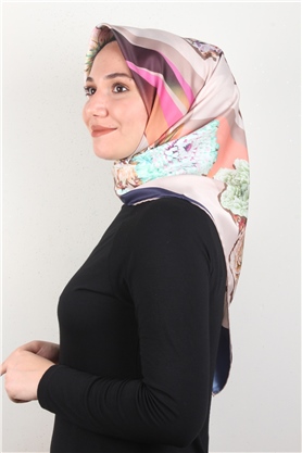 Piramit Dijital Eşarp 1342-5