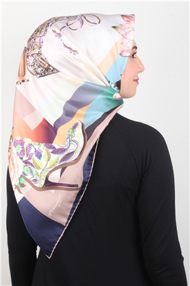 Piramit Dijital Eşarp 1342-5