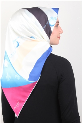 Piramit Dijital Eşarp 1342-51