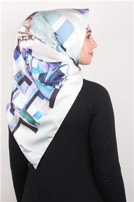 Piramit Dijital Eşarp 1342-55