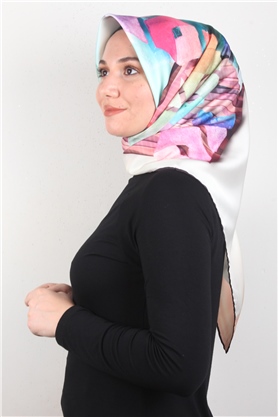 Piramit Dijital Eşarp 1345-14