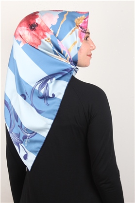 Piramit Dijital Eşarp 1345-5