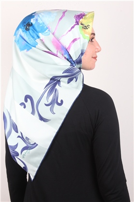 Piramit Dijital Eşarp 1345-6