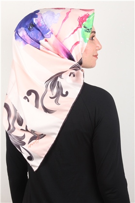 Piramit Dijital Eşarp 1345-8