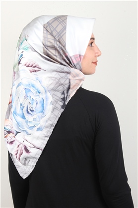 Piramit Dijital Eşarp 1346-15