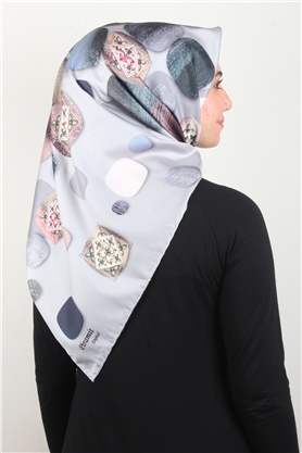 Piramit Dijital Eşarp 1346-17