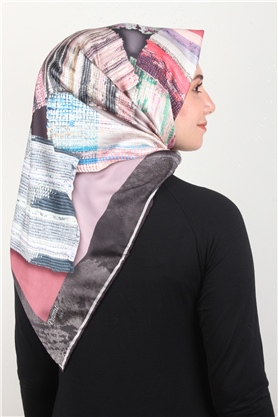 Piramit Dijital Eşarp 1346-18