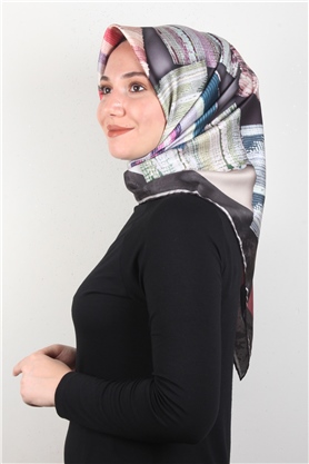 Piramit Dijital Eşarp 1346-18