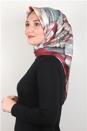 Piramit Dijital Eşarp 1346-19