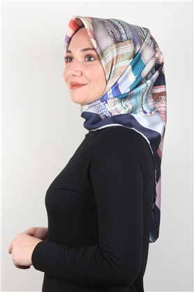 Piramit Dijital Eşarp 1346-2