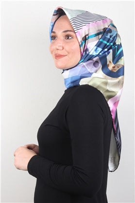 Piramit Dijital Eşarp 1346-27