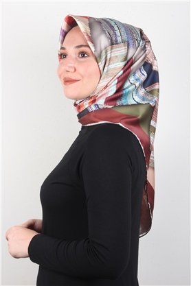 Piramit Dijital Eşarp 1346-3