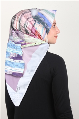 Piramit Dijital Eşarp 1346-4