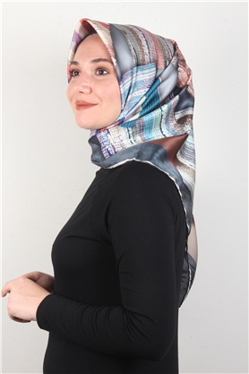 Piramit Dijital Eşarp 1346-6