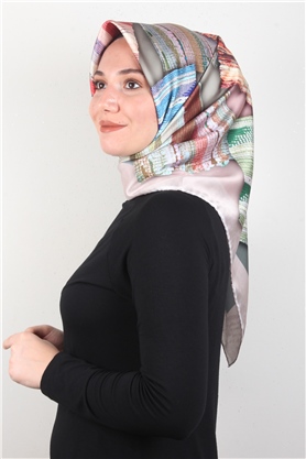 Piramit Dijital Eşarp 1346-7