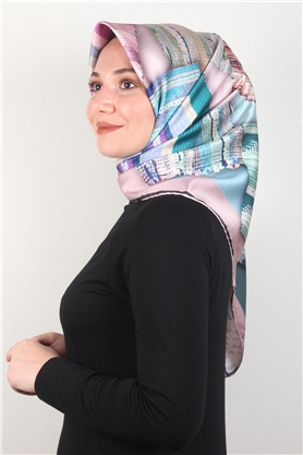 Piramit Dijital Eşarp 1346-9