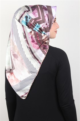 Piramit Dijital Eşarp 1348-3