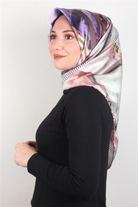 Piramit Dijital Eşarp 1348-3