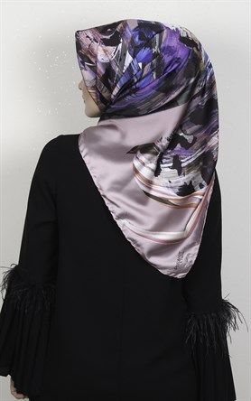 Piramit Dijital Eşarp 1349-1