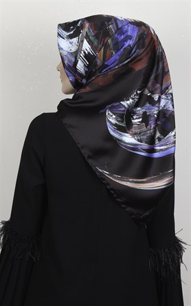 Piramit Dijital Eşarp 1349-10