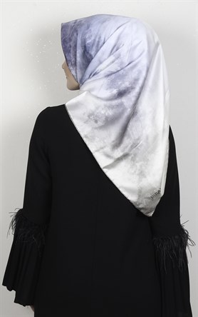 Piramit Dijital Eşarp 1351-8