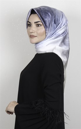 Piramit Dijital Eşarp 1351-8