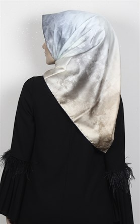 Piramit Dijital Eşarp 1351-9