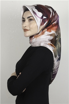Piramit Dijital Eşarp 1353-9 Çağla Yeşili