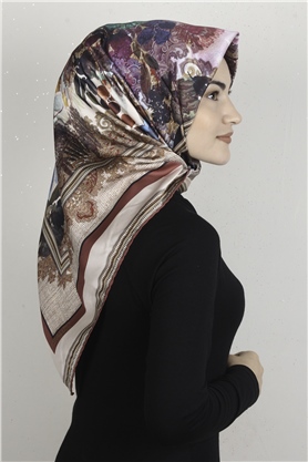 Piramit Dijital Eşarp 1354-11