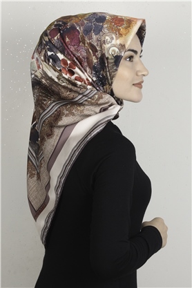 Piramit Dijital Eşarp 1354-13