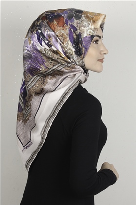 Piramit Dijital Eşarp 1354-2 