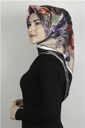 Piramit Dijital Eşarp 1354-6 