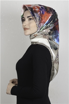 Piramit Dijital Eşarp 1354-8 