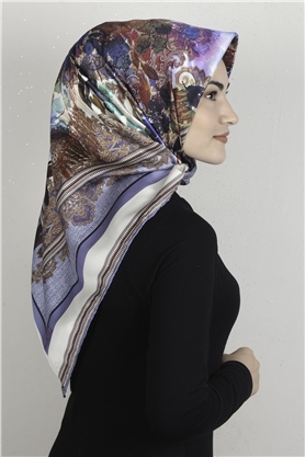 Piramit Dijital Eşarp 1354-9