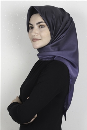 Piramit Dijital Eşarp 1355-2 Siyah-Mor