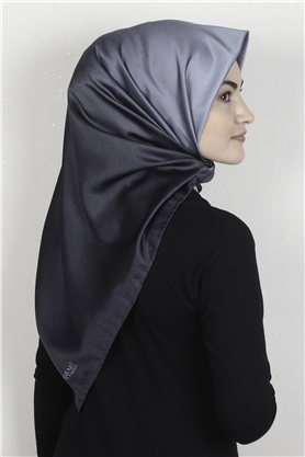 Piramit Dijital Eşarp 1355-3 Buz Mavisi-Siyah