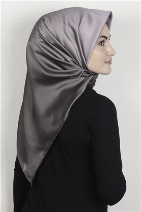 Piramit Dijital Eşarp 1355-7 Toprak