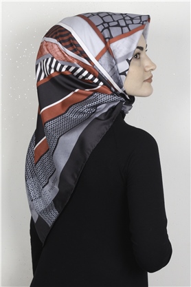 Piramit Dijital Eşarp 1356-1 