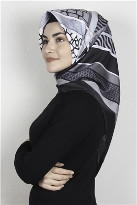 Piramit Dijital Eşarp 1356-10